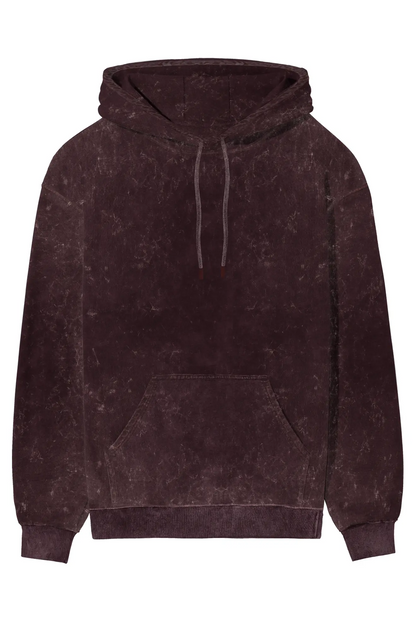 VARY ACID-WASHED UNISEX REGULAR FIT HOODIE
