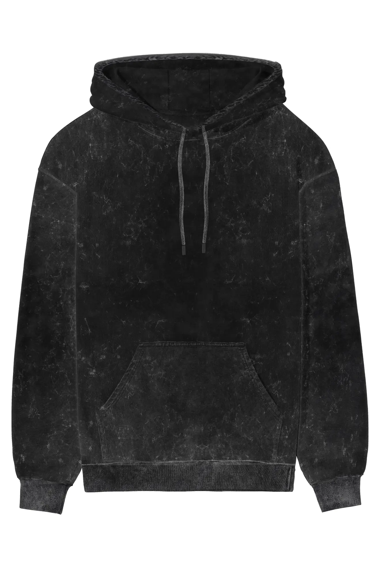 VARY ACID-WASHED UNISEX REGULAR FIT HOODIE