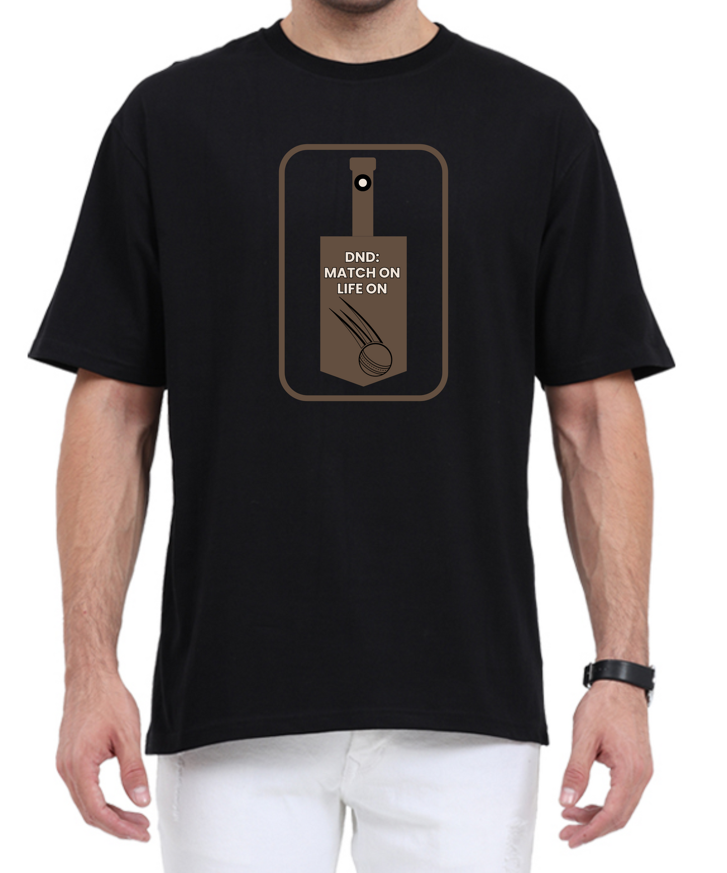 DND: MATCH ON LIFE ON  OVERSIZED PREMIUM TSHIRT
